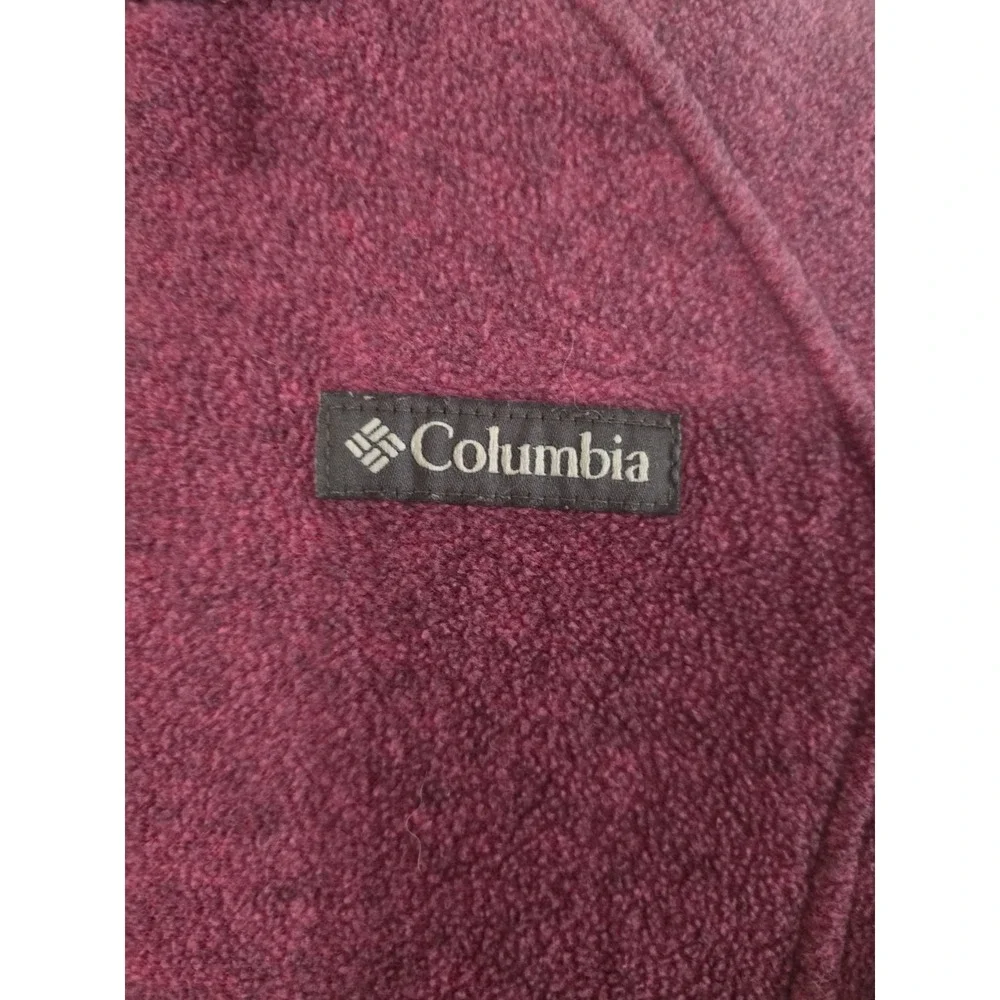 Columbia Fleece Jacket Girls XS (5/6X) Pink Purple Full Zip
